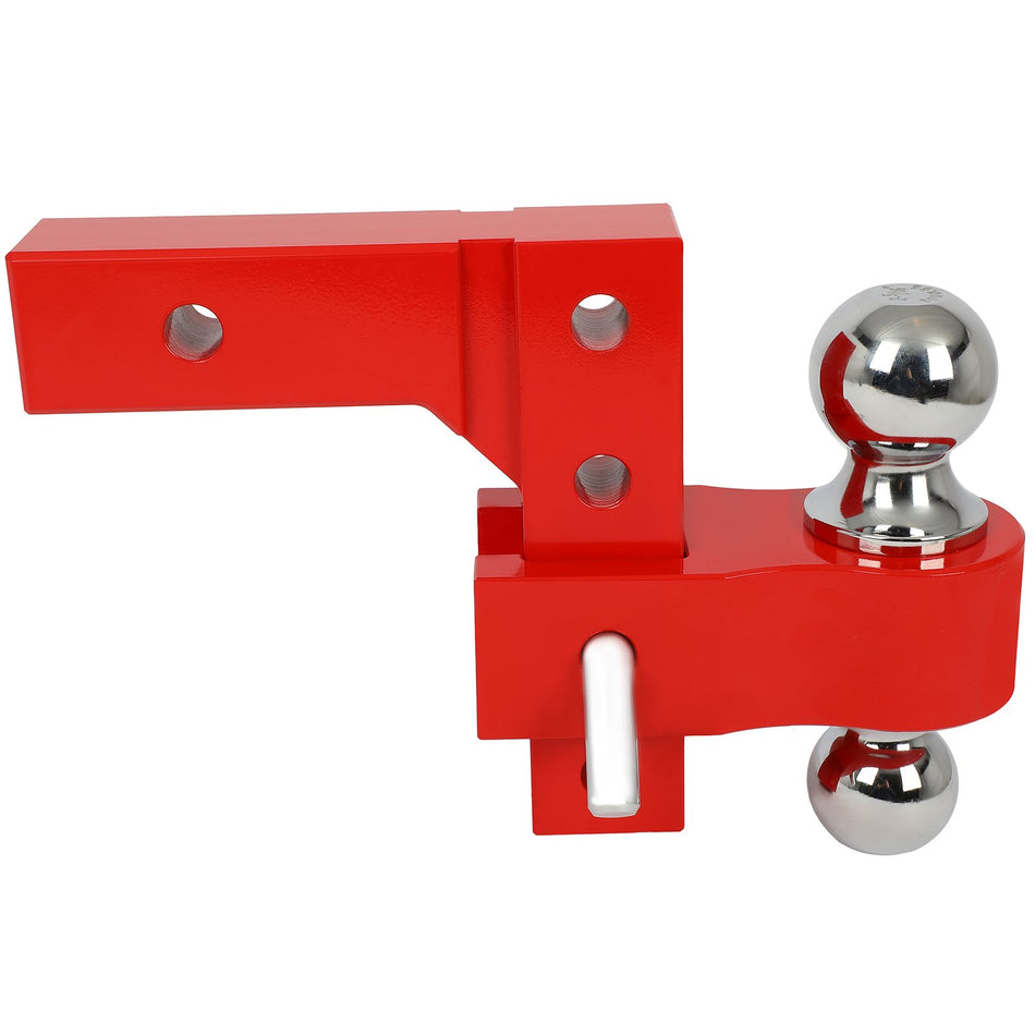 1x Dual Ball 6 inch Adjustable Trailer Towing Hitch 2inch 2-5/16 inch New
