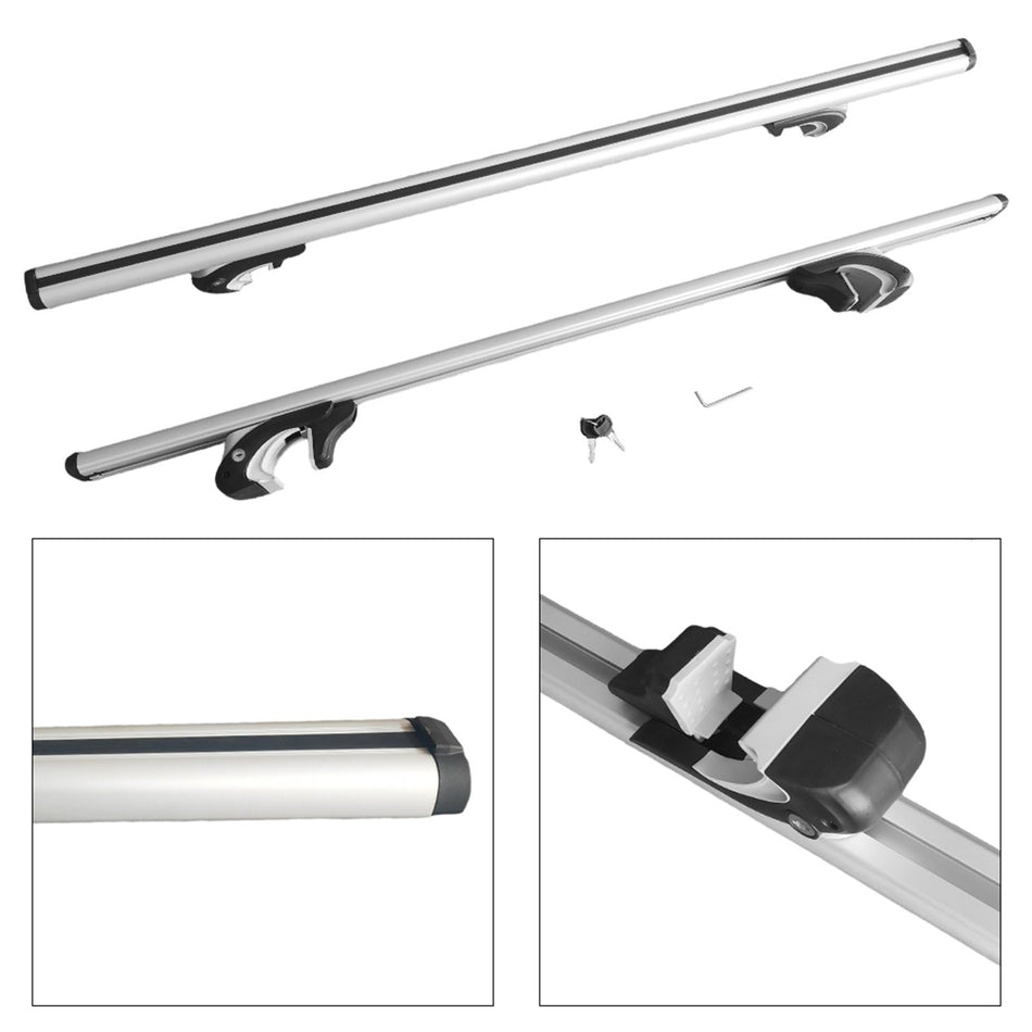 56inch Aluminum Universal Crossbars Roof Rack Adjustable Roof Cross Bars Wholesale