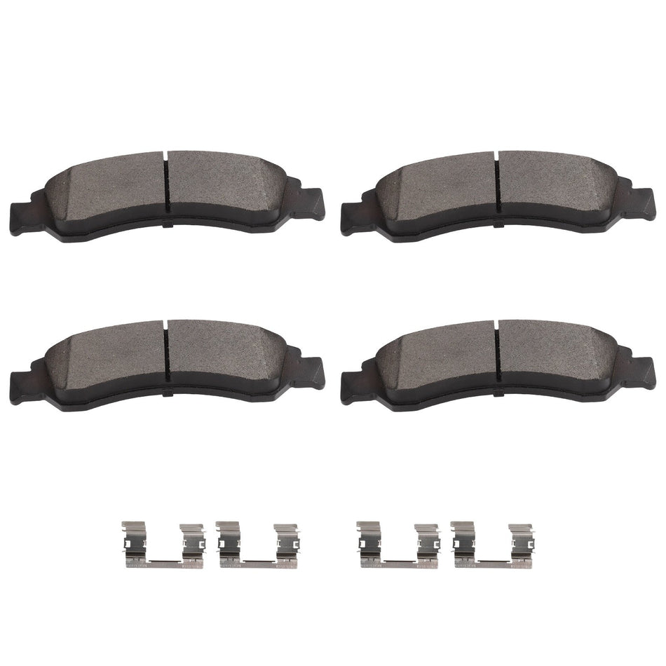 For GMC 2009-2014 Savana 1500 2008-2018 Sierra 1500 Metallic Brake Pads Front