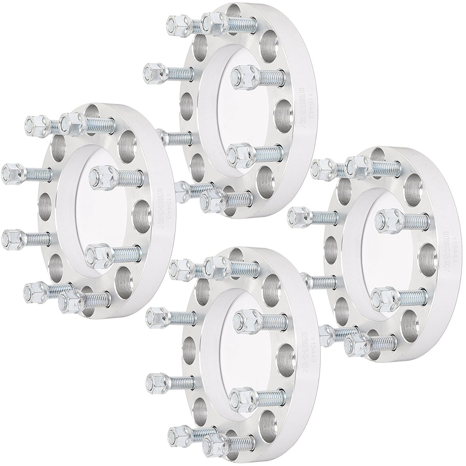4Pcs 1 inch 8x170 8 Lug Wheel Spacers For 99-02 Ford F-250 Super Duty 00-02 Ford Excursion