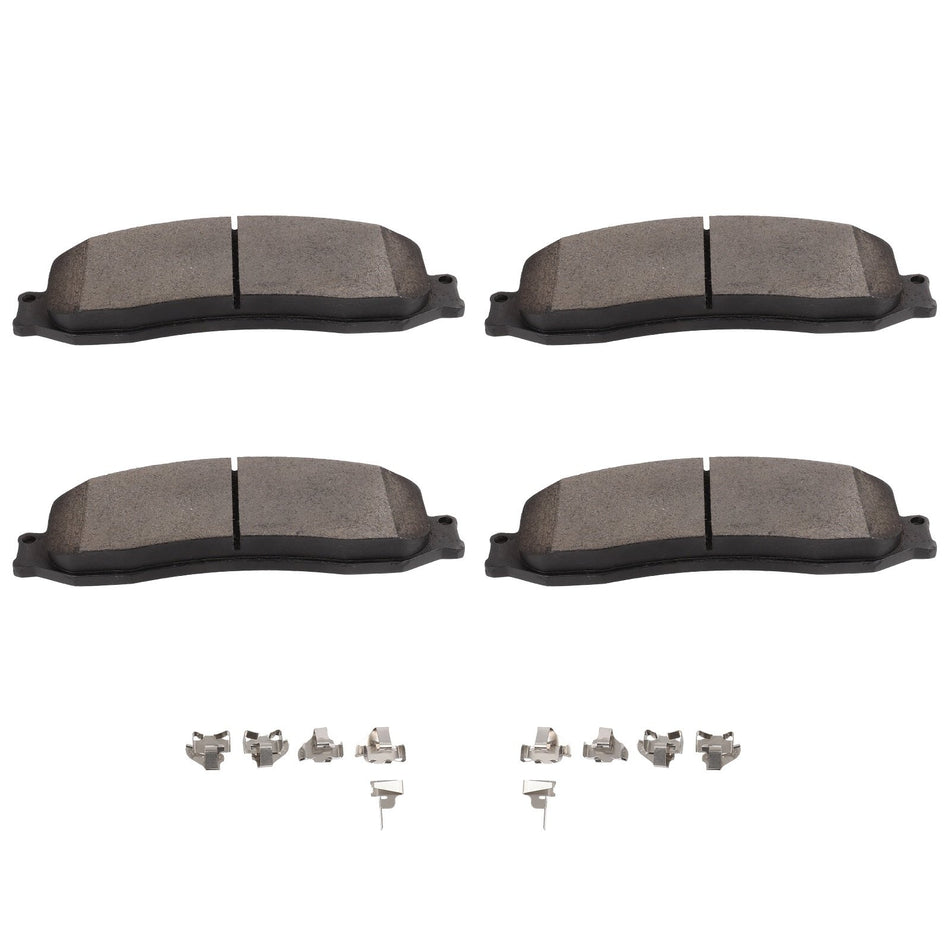 2012 Kit For Ford F-250 F-350 F-450 Super Duty Metallic Brake Pads Front 1631