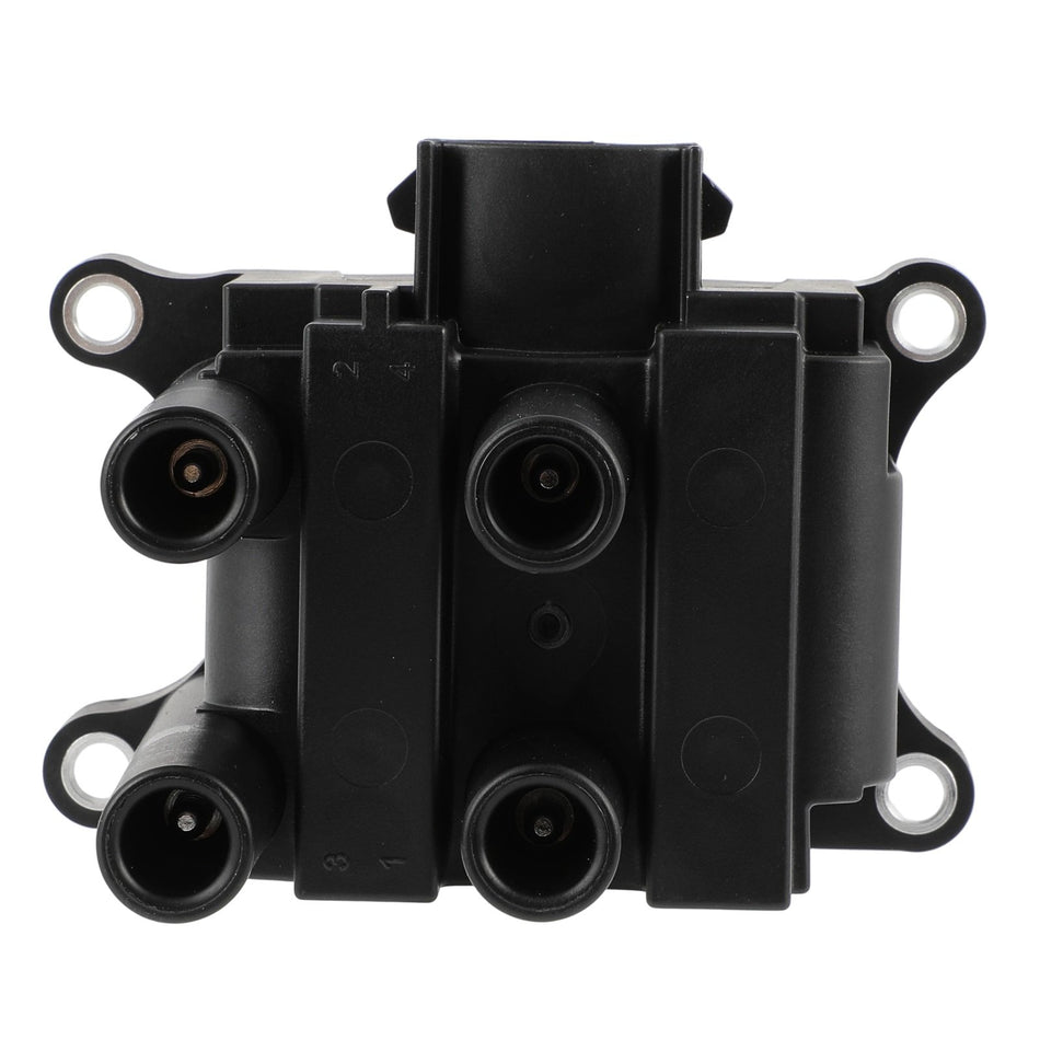 1x Ignition Coil & 4x Spark Plugs & 4x Wires For Ford For Contour 2.0L 1999-2000