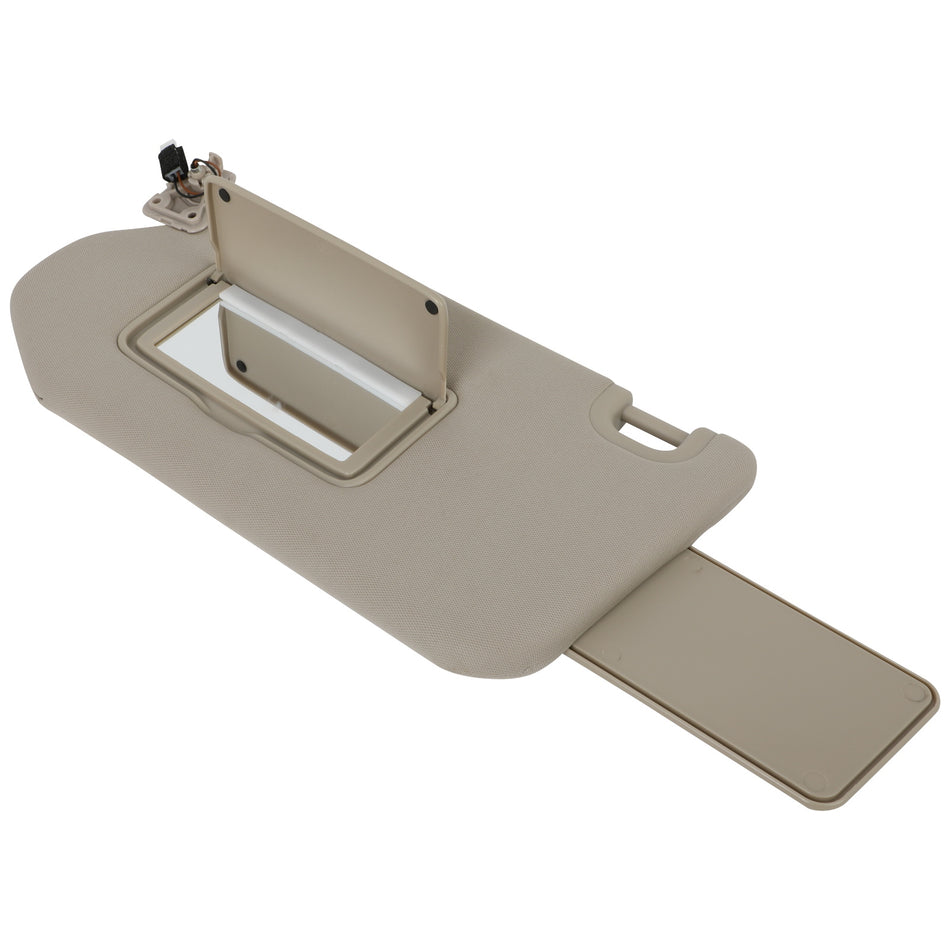 Left side Tan Sun Visor W/Lamp Fit INFINITI JX35 QX60 Pathfinder