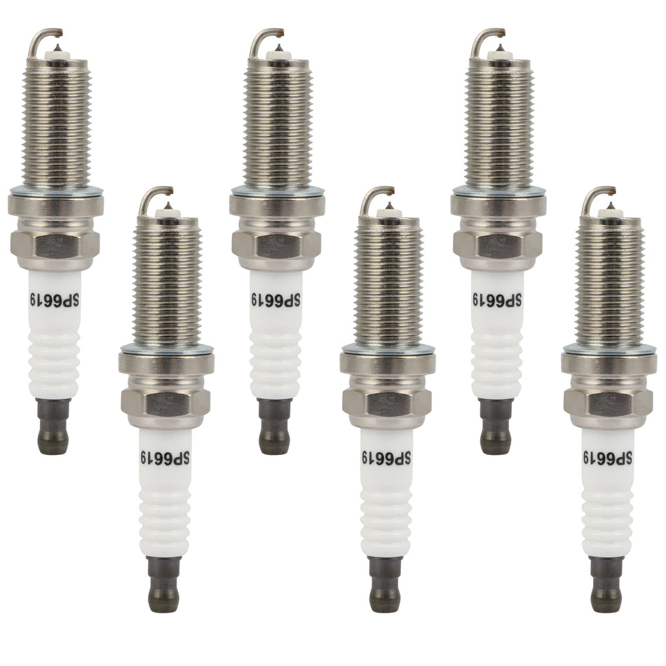 Fits BMW 328i 528i xDrive Subaru Outback Volvo S60 3.0L Iridium Spark Plugs-6Pcs