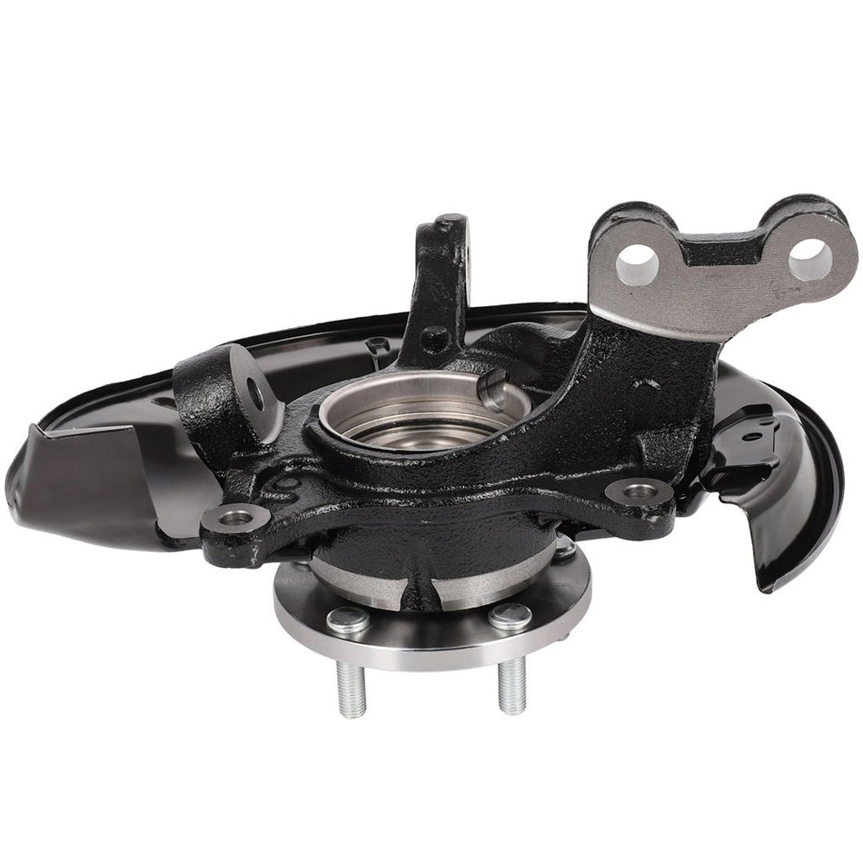 AWD Front Left Steering KnucklewithWheel Hub Bearing For 2008-13 Toyota Highlander