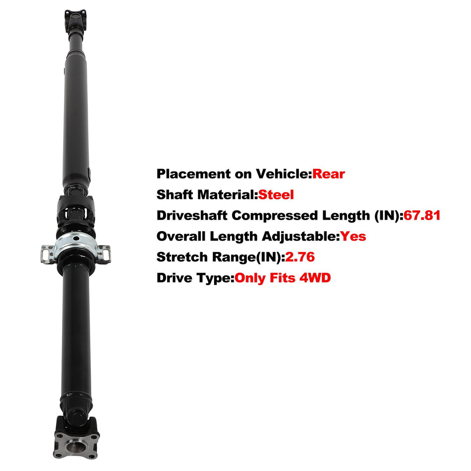For Toyota Tundra 2000-2003 V8 4.7L Rear Drive Shaft Assembly 655009 65-5009