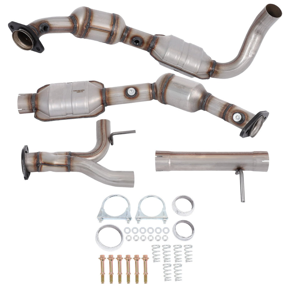 Catalytic Converter EPA Kit Left Right 2003 2004 Fits Ford For Expedition 2pc