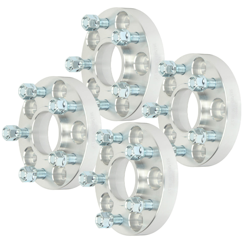 4Pcs 1 inch 5x4.5 5 Lug Wheel Spacers For 08-23 Dodge Challenger 06-23 Dodge Charger