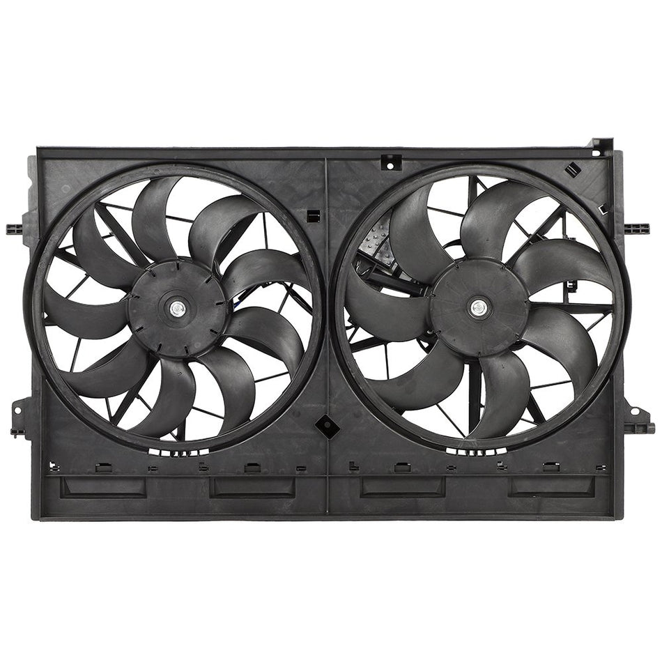 Electric Radiator Condenser Fan Assembly Fits 2021 2022 2023 Nissan Rogue