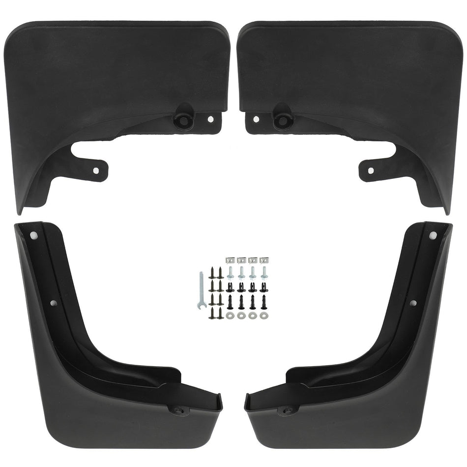 4Pcs Front Rear Mud Flaps Splash Guards Set for Rivian R1T 2022 2023 2024 Pickup