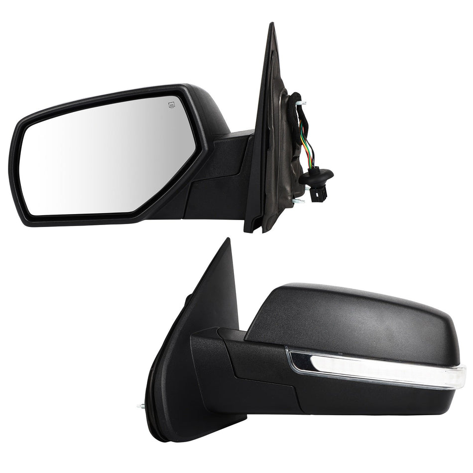 Power Heated Signal Clearance lamp Mirror For Chevry Silverado 14-18 GMC Sierra