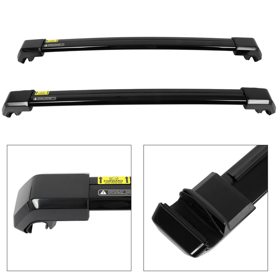 Roof Rack Set Aluminum Cross Bar For Toyota Land Cruiser Prado J250 2024