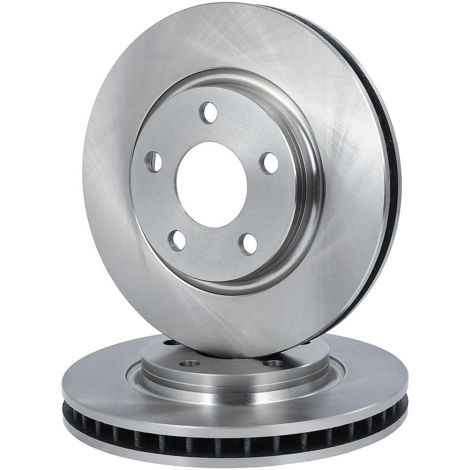 Solid For Pontiac Grand Prix 2004-2008 Montana 2005 SV6 Front Brake Rotors 2X