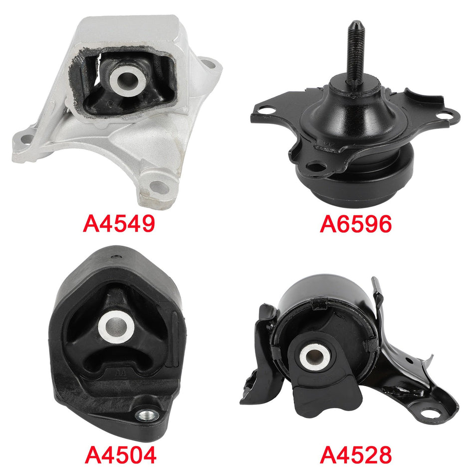 Engine Motor Mount Fit Honda CR-V 2002 2003 2004 2005 2006 L4 2.4L 4pc