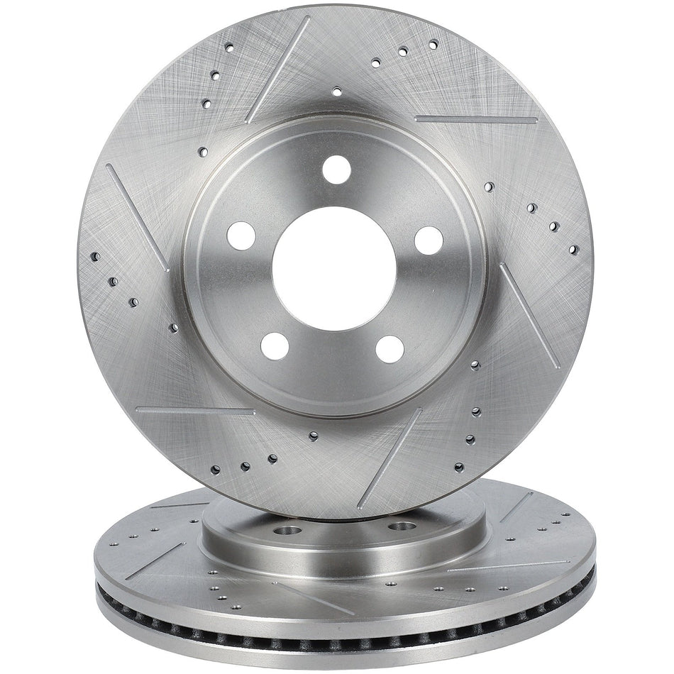 Drill 2003-2011 For Ford Crown Victoria Fits Lincoln Town Car Front Brake Rotors