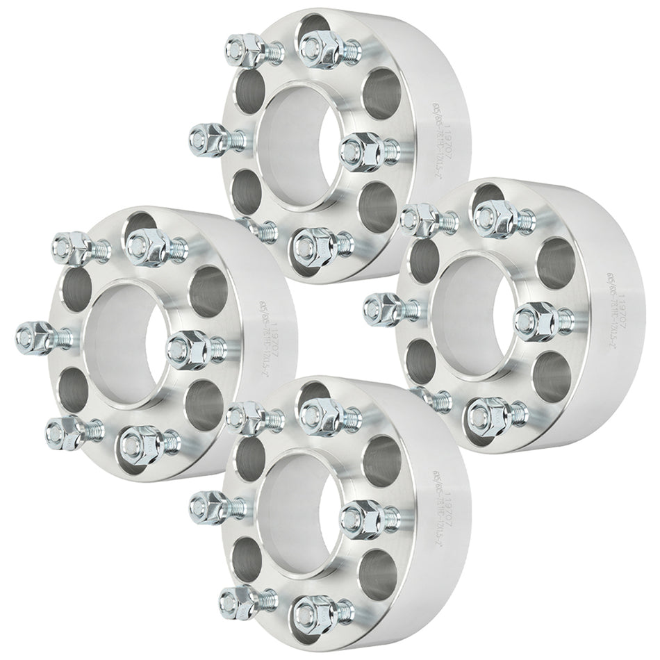 4Pcs 2 inch 6x5 to 6x5 6 Lug Wheel Spacers For 02-09 Chevrolet Trailblazer GMC Envoy
