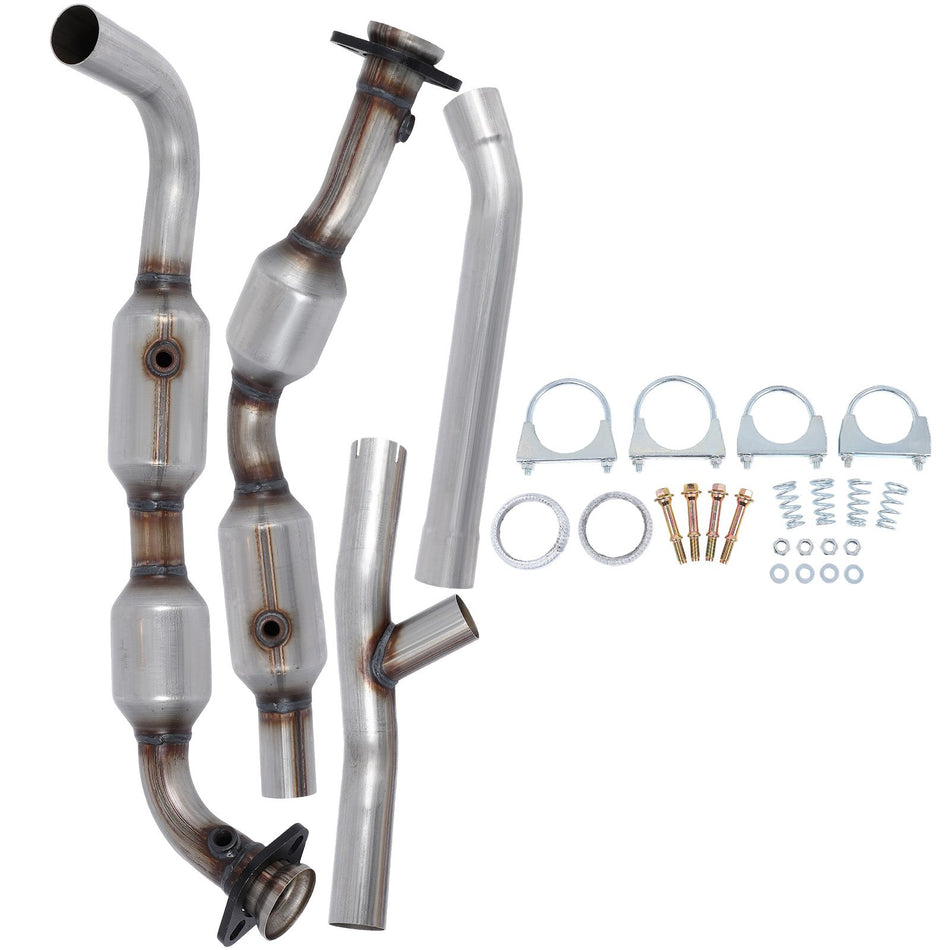2PCS EPA Catalytic Converter For Ford 2003 F-150 XL XLT F-150 Lariat 4.6L 4WD