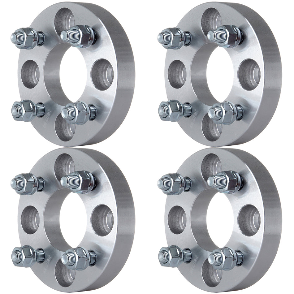 4Pcs 1 inch 4x100 4 Lug Wheel Spacers For 96-05 Honda Civic 96-98 Mazda Protege