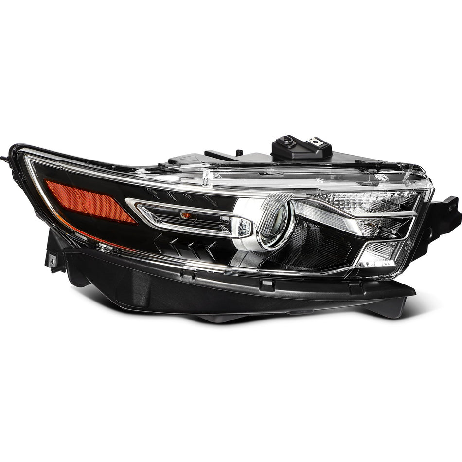 Right Fits 2016-2019 Ford Taurus Projector Headlight Assembly Passenger Side