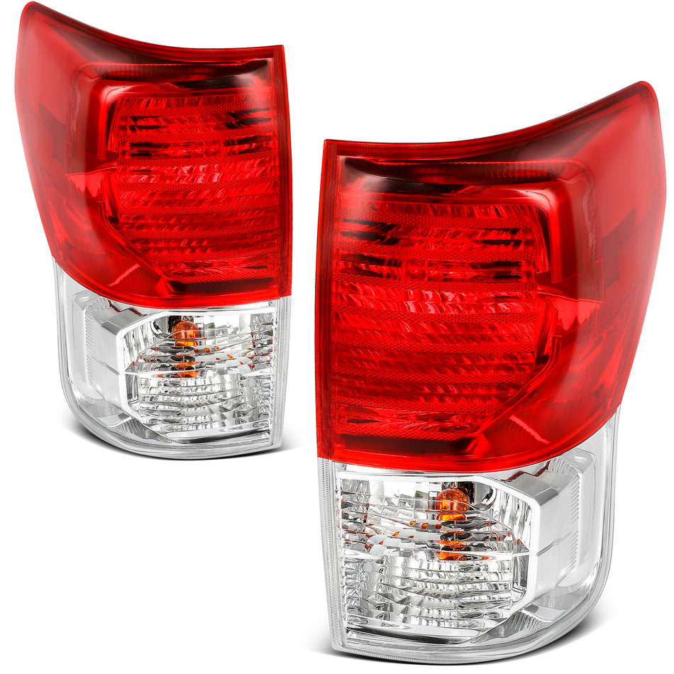 Tail Lights Assembly Fits Toyota Tundra 2007-2013 Reverse Brake Turn Lamps Pair