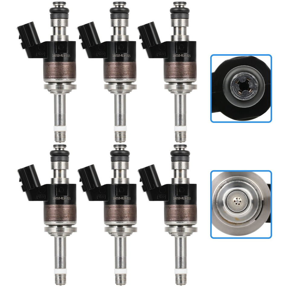 For Honda Pilot 2016 2017 2018-2020 Honda Odyssey 2018-19 3.5L 6x Fuel Injectors