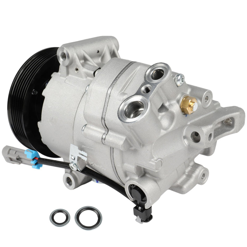 A/C Compressor w/ Clutch 6-Groove for Chevrolet Cruze 2010-2011 L4 1.8L 13395696