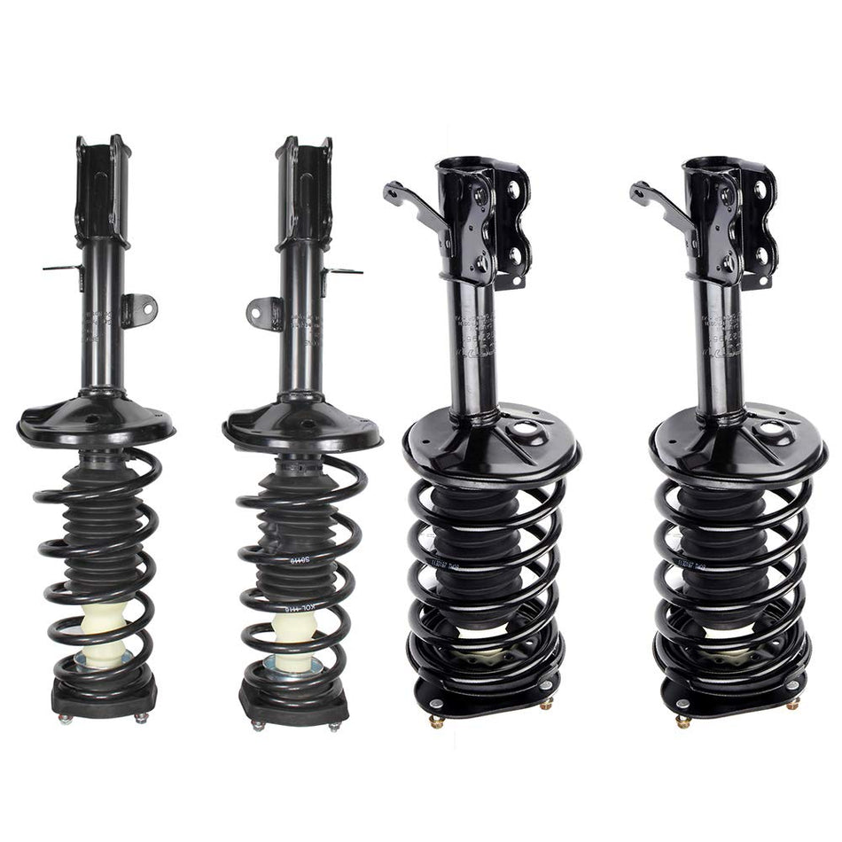 98-02 Chevrolet Prizm 93-02 Toyota Corolla Front Rear Quick Complete Strut Assembly 4Pcs