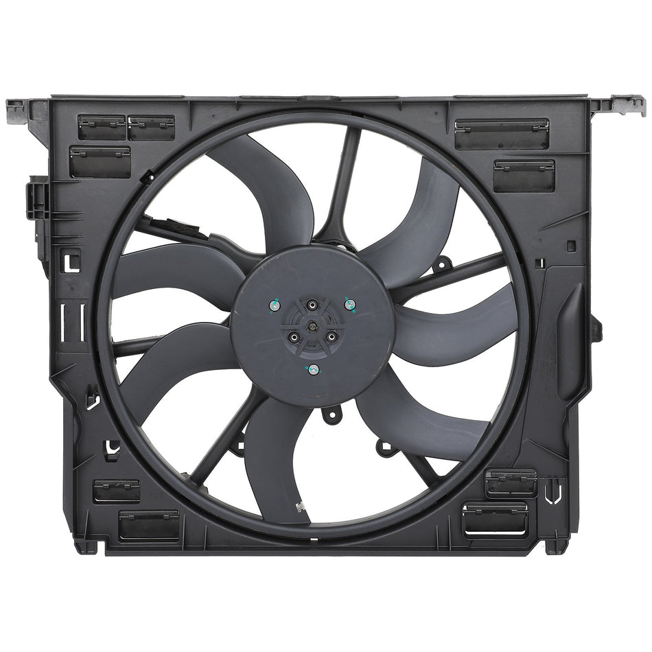 Electric Radiator Cooling Fan Assembly Fits BMW 528I 09-11 BMW 530I 2009-2013