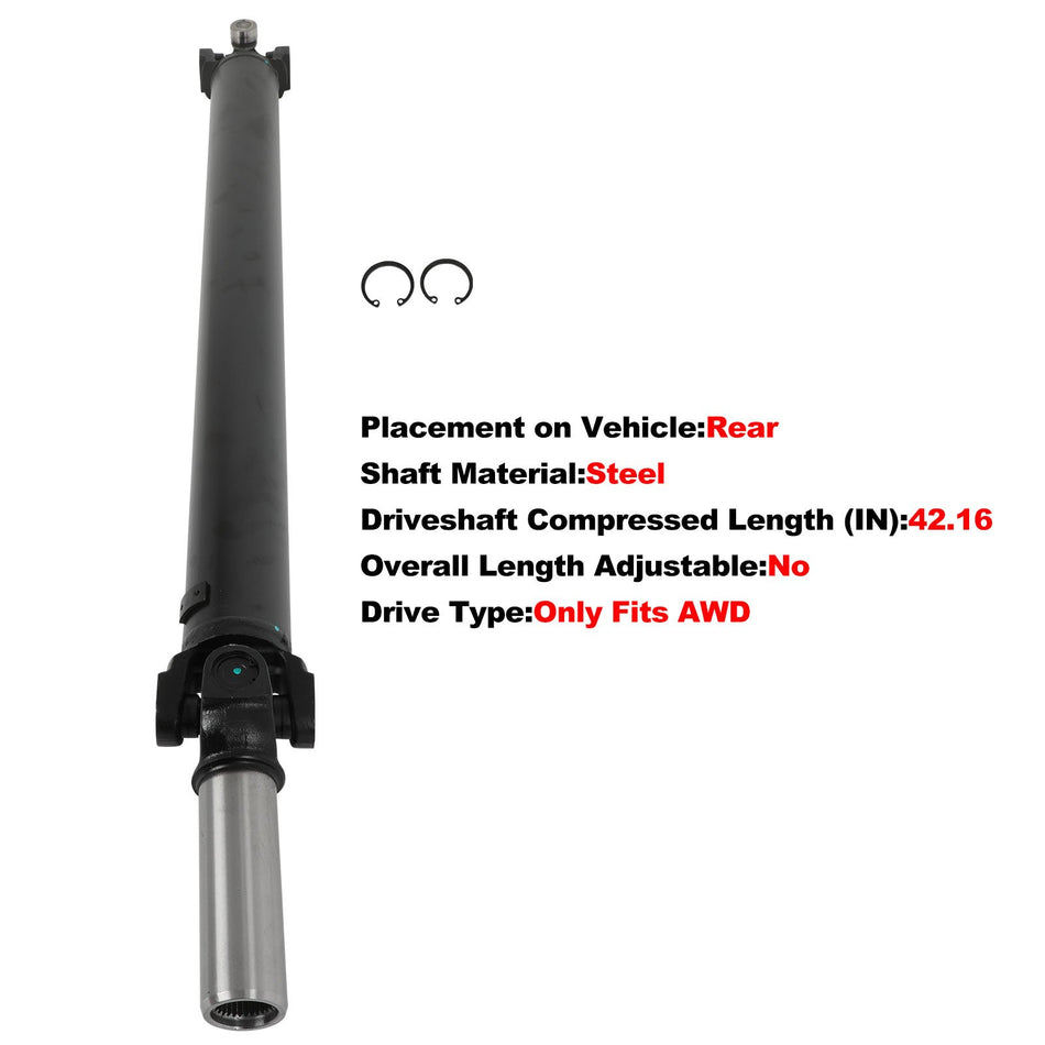 Drive Shaft Assembly 1070mm for GMC Safari 2003 Rear Side AWD 946-528 65-9396