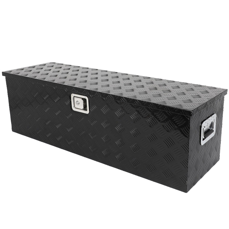 48inch Aluminum Truck Pickup Camper Tool Box Trailer Flatbed Storage with Key Lock