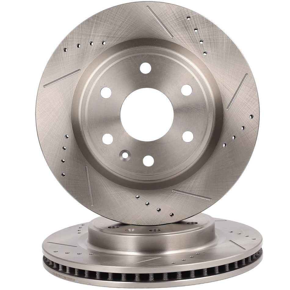 For Chevrolet For Traverse 2009 - 2015 2016 2017 Drill Slot Brake Rotors Front