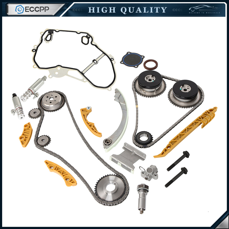 Engine Timing Chain Kit for Chevrolet Equinox GMC Buick LaCrosse 2.4L 133828