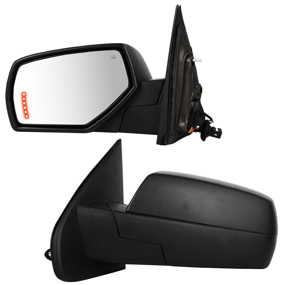 Power Heated Turn Light Side Mirror For Chevrolet Silverado 2014-2018 GMC Sierra