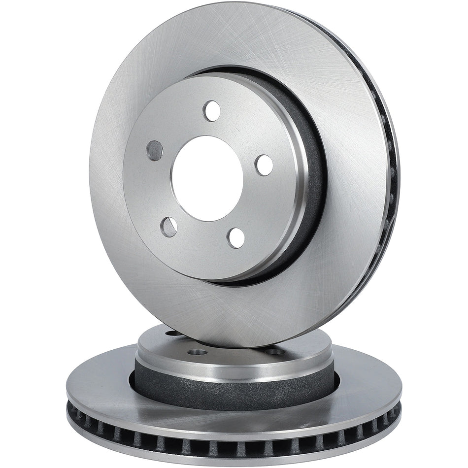 Vented Solid Fits Jeep Liberty 2008 2009 2010 2011 2012 Front Brake Rotors 2X