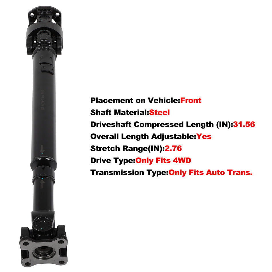 For Ram 3500/2500 2014-2018 Drive Shaft Prop Assembly 938-262 05146803AA