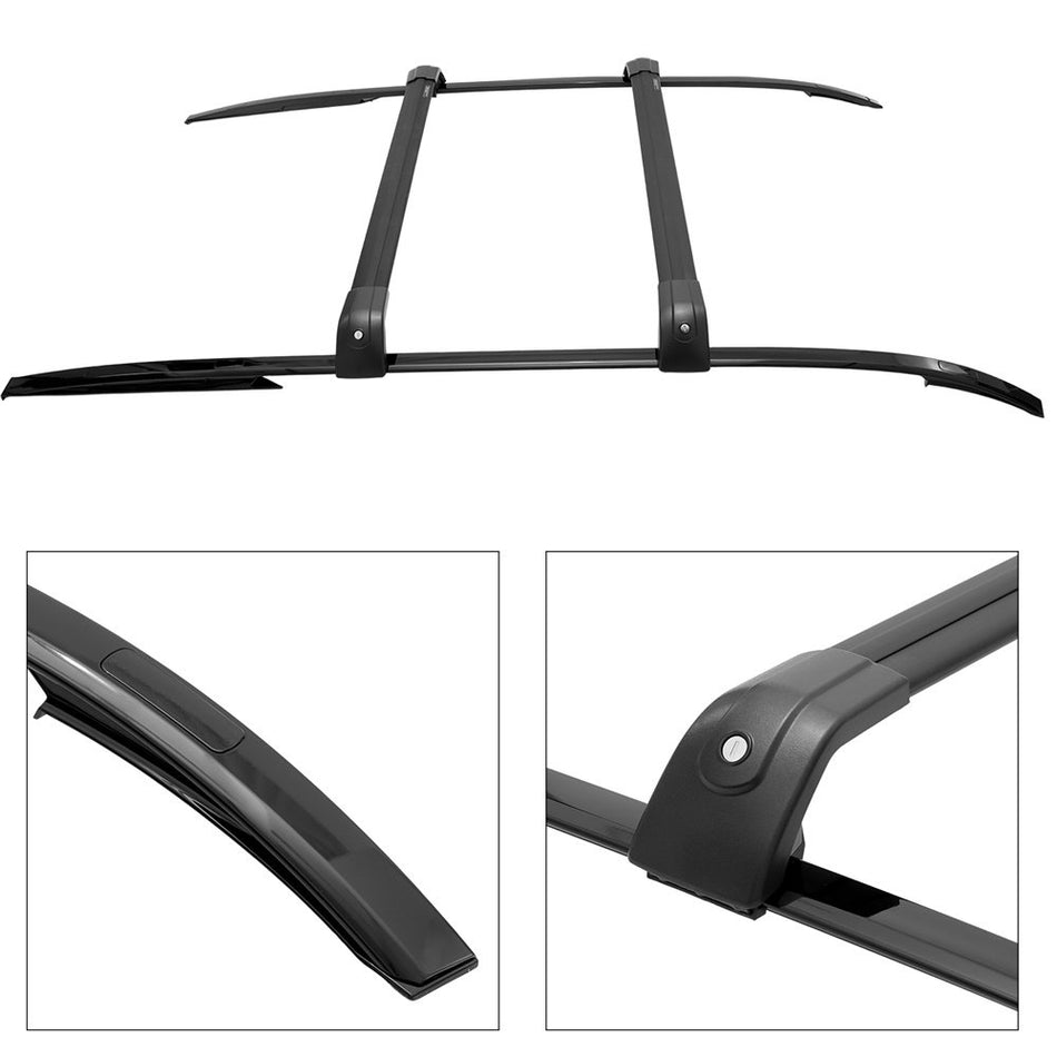 Roof Rack Set Corss Bar with Roof Rail New For 2014-2025 Land Rover Discovery Sport