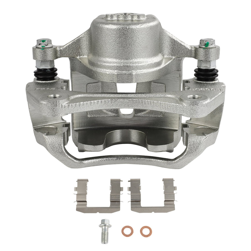 1x Front Left Side Brake Calipers w/ Bracket For 2010 2011-2013 KIA FORTE KOUP