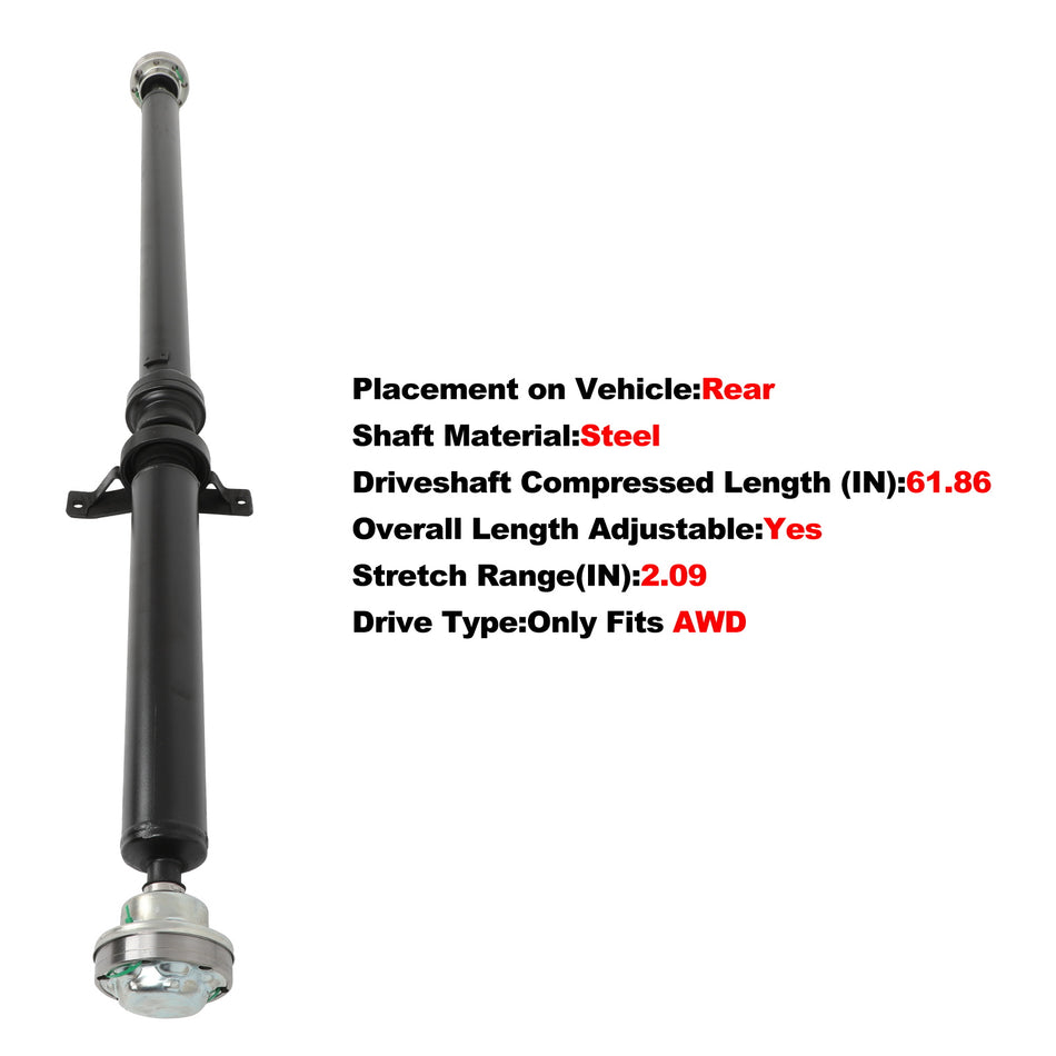 Drive Shaft fits Dodge Charger 2015-2019 All Engine Rear AWD 68212031AD