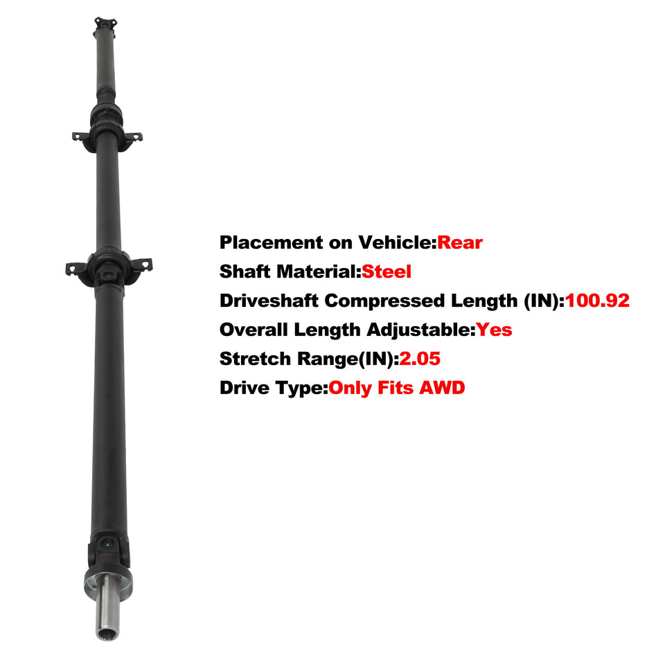 Drive Shaft fits Toyota Sienna V6 3.3L Rear AWD 2004-2006 936-721 3710045010