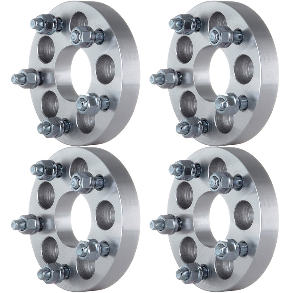 4Pcs 1 inch 5x100/5x112 5 Lug Wheel Spacers For 96-04 Chevrolet Cavalier 96-10 Chrysler Sebring