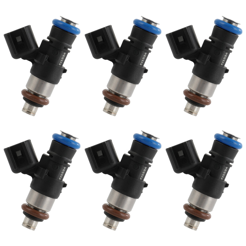 6pcs Fuel Injectors Fit Ford Bronco 2.7L 2021-2024 Ford Bronco 3.0L 2022-24