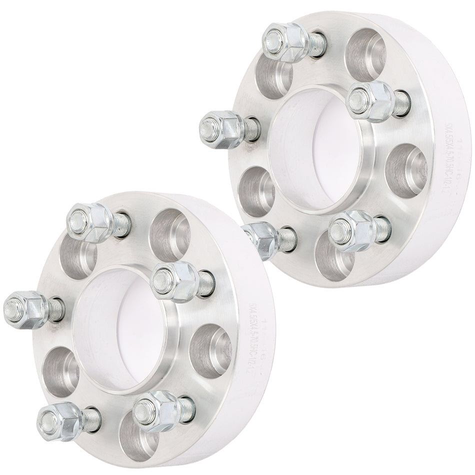 2Pcs 1.25 inch 5x4.5 5 Lug Wheel Spacers For 96-10 Ford Explorer 96-11 Ford Ranger