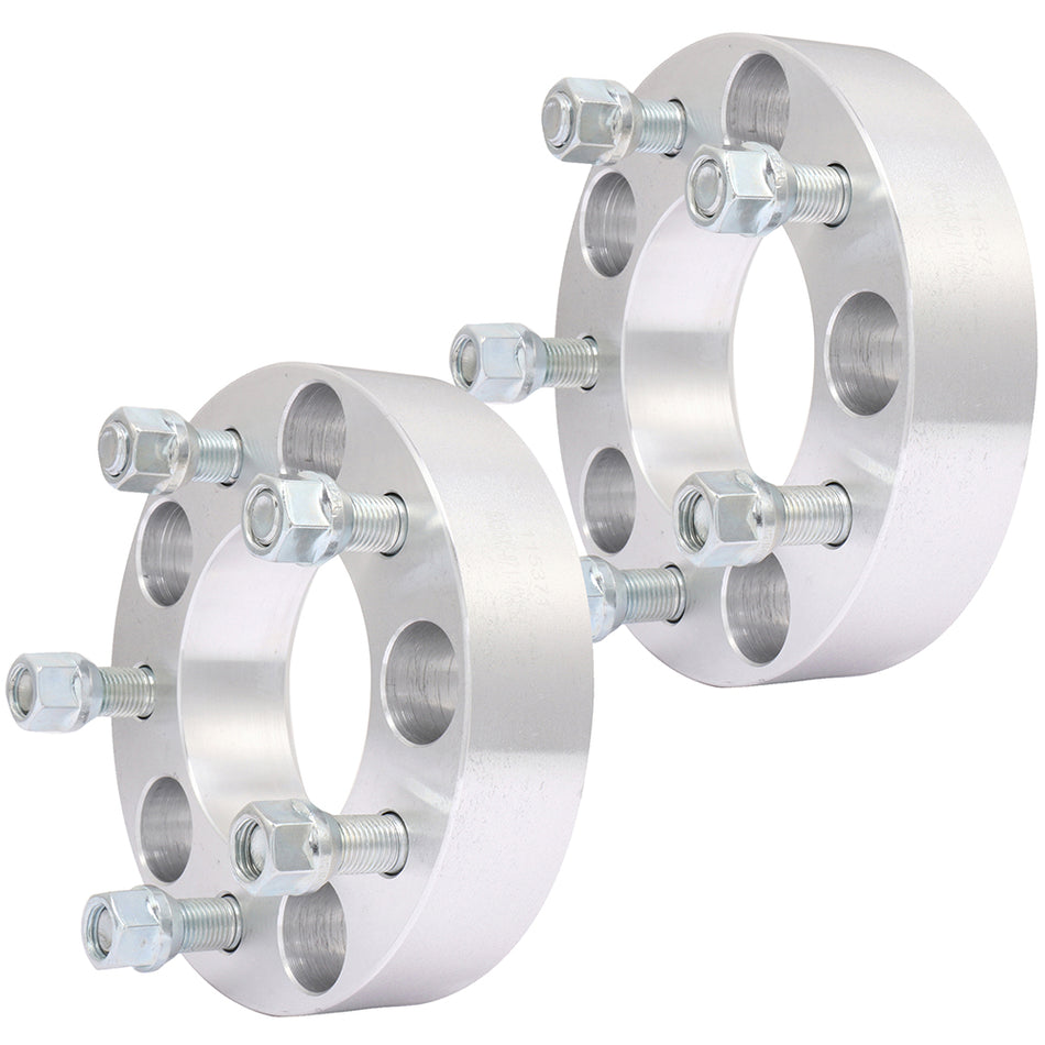 2Pcs 1.5 inch 5x5 5 Lug Wheel Spacers For 96-99 Chevrolet C1500 96-02 Chevrolet Express 1500