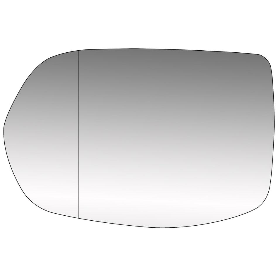 Non-Heated View Mirror Flat Glass w/plate For 2012-14 HONDA CR-V Driver Side