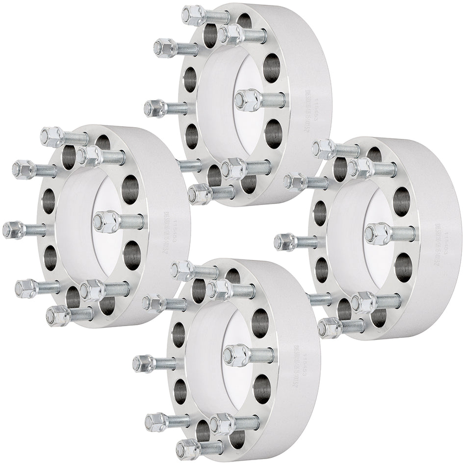 4Pcs 2 inch 8x6.5 to 8x180 8 Lug Wheel Spacers For 97-10 Chevrolet Express 2500 96-10 Chevrolet Express 3500