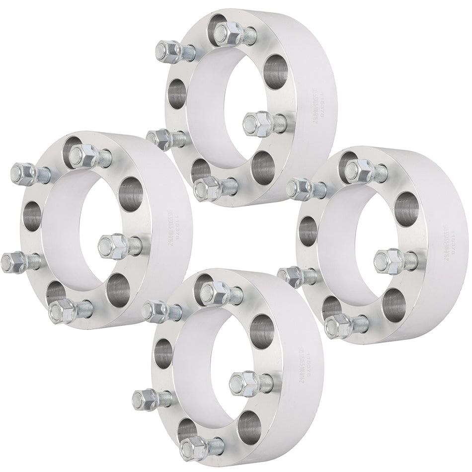 4Pcs 2 inches 5x5.5 5 Lug Wheel Spacers For 05-10 Dodge Dakota 02-10 Dodge Ram 1500