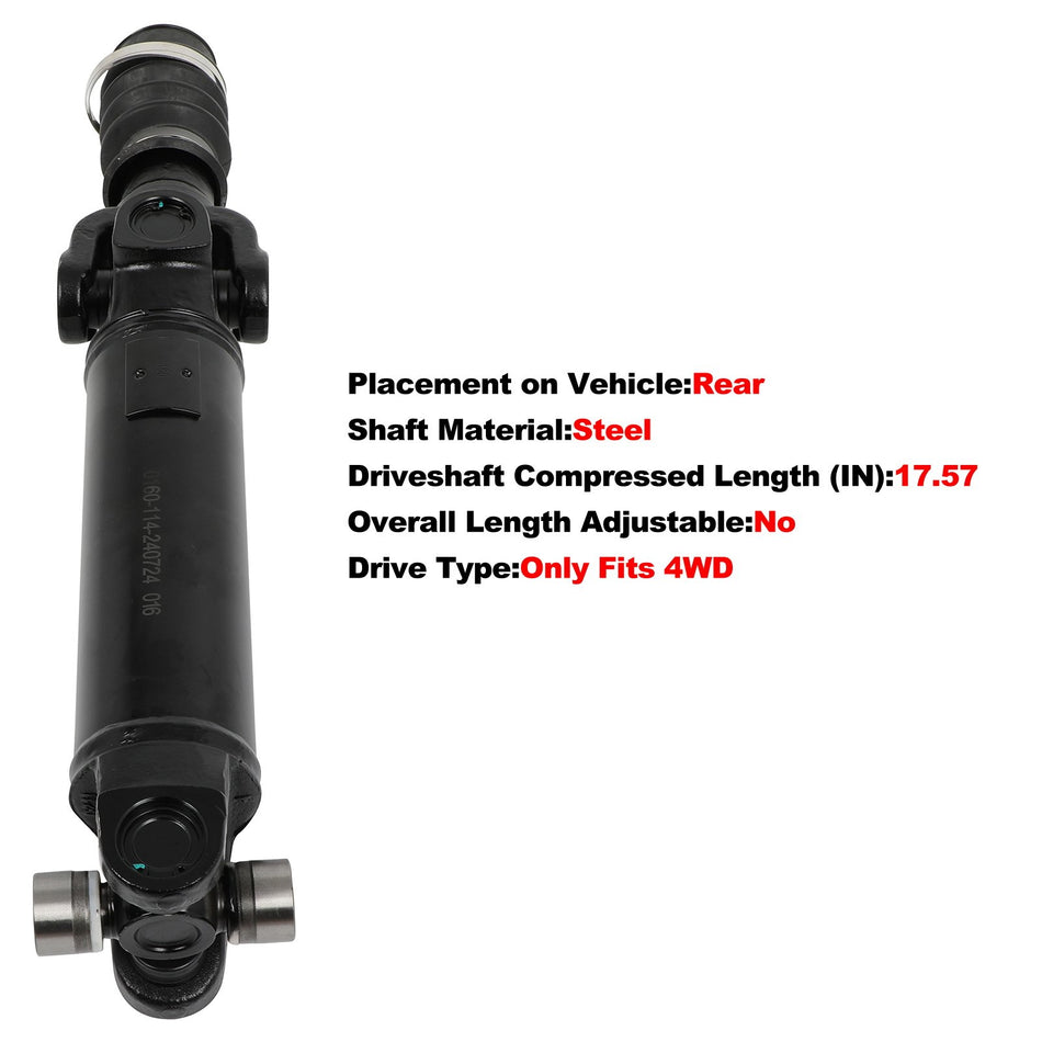 For Jeep Wrangler 2003-2006 L6 4.0L Drive Shaft 52098784AC 936-075 52098784AB