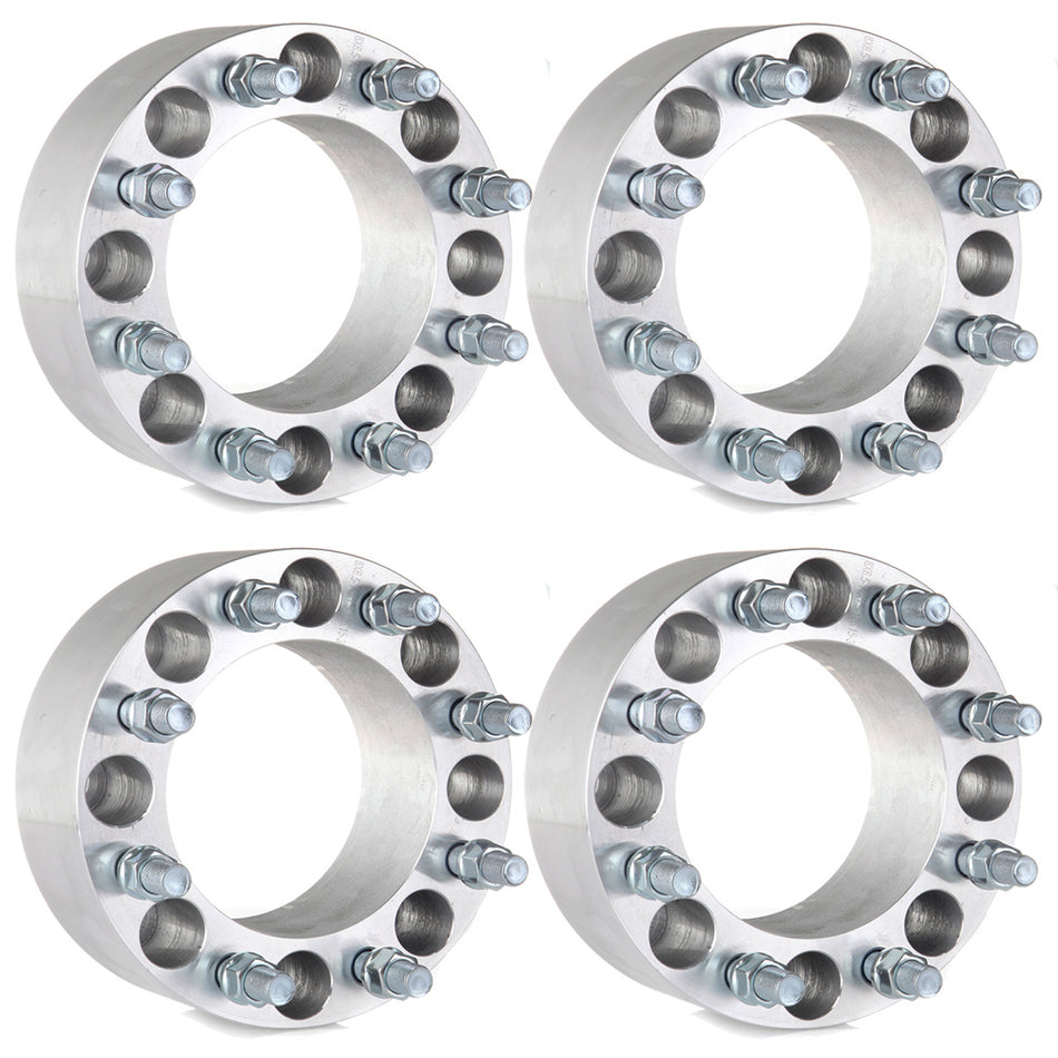 3 inch 8x6.5 8 Lug Wheel Spacers(126.15mm Bore, 14x1.5 Studs) for 2012-2016 Ram 2500 - 4PCS