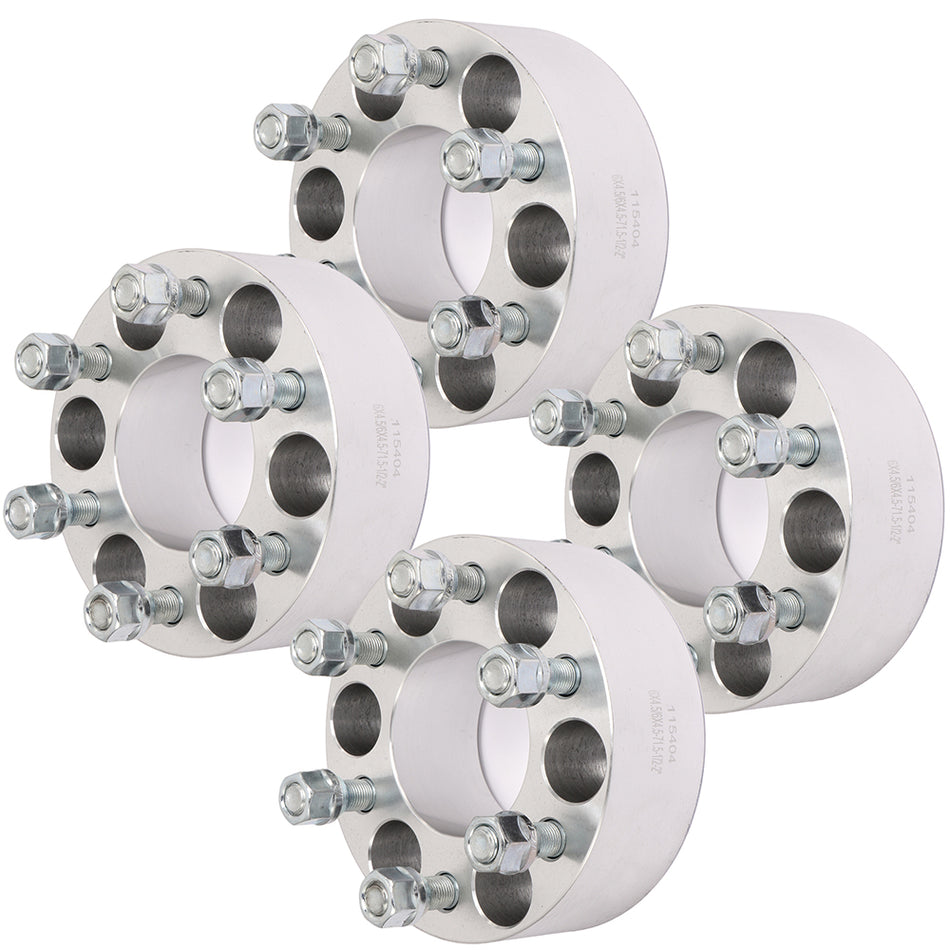 4Pcs 2 inch 6x4.5 to 6x4.5 6 Lug Wheel Spacers For 96-04 Dodge Dakota 98-03 Dodge Durango