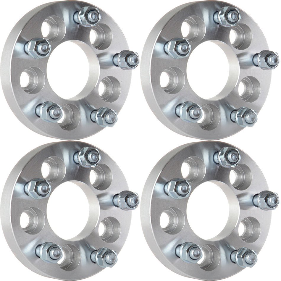 4Pcs 1 inch 5x100 to 5x4.5 5 Lug Wheel Spacers For 96-97 Chrysler Cirrus 03-08 Pontiac Vibe
